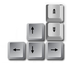 Directions par le clavier